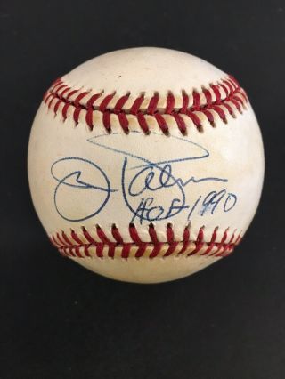 Jim Palmer Signed Oal Baseball Inscribed " Hof 1990 " (jsa)