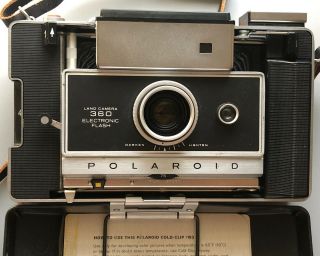 1960 ' s Polaroid 360 Land Camera Electronic Flash & Timer Zeiss Ikon Rangefinder 2