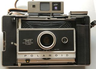 1960 ' s Polaroid 360 Land Camera Electronic Flash & Timer Zeiss Ikon Rangefinder 3