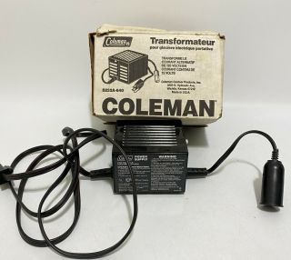 Vintage Coleman Transformer Power Supply Unit For Thermoelectric Coolers 12v