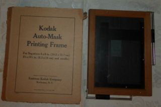Vintage Kodak Auto Mask Printing Frame
