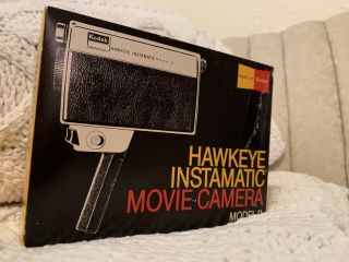 Kodak Hawkeye Instamatic Model B Movie Camera And Carrying Case