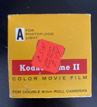 Vtg Nos Kodachrome Ii Movie Film Type A Double 8mm Roll 25ft Ka459 Jan 1971