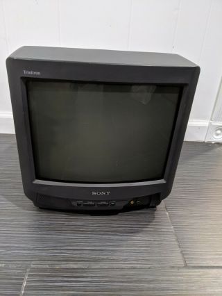 Vintage Sony Trinitron 13 " Tv Retro Gaming Kv - 13m30