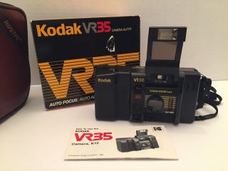 Kodak Vr35 Camera W/ Flash Incudes Box,  Instructions And Case