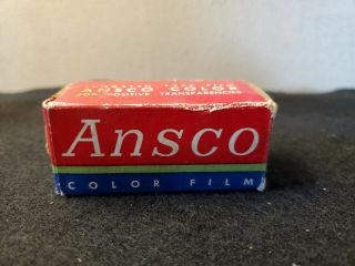 Vintage Ansco Color Film 120 B2 Tungsten Expired March 1948
