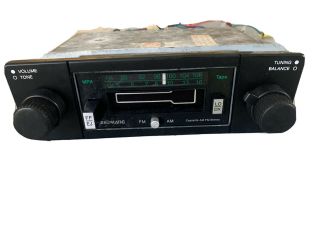 Vintage Sparkomatic Cassette Tape Deck Am Fm Radio Car Stereo Indash.