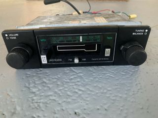 Vintage Sparkomatic Cassette Tape Deck AM FM Radio Car Stereo Indash. 2