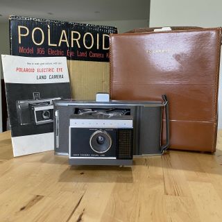 Polaroid Model J66 Electric Eye Land Camera Kit W/carrying Case
