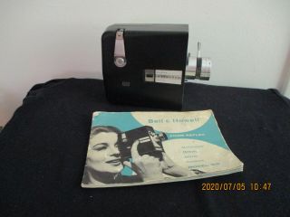 Bell & Howell 8mm Zoom Reflex Model 315 Autoload Movie Camera W/ Booklet