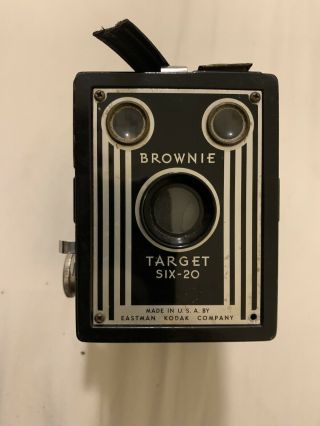 Vintage Kodak Target Brownie Six - 20 Box Camera Usa