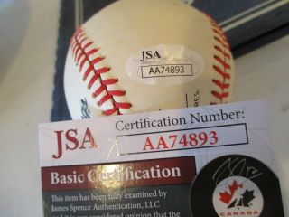 JSA Authentic Signed Johnny Vander Meer Auto Giamatti National League Baseball 2