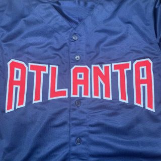 Andruw Jones autographed signed jersey MLB Atlanta Braves JSA 3