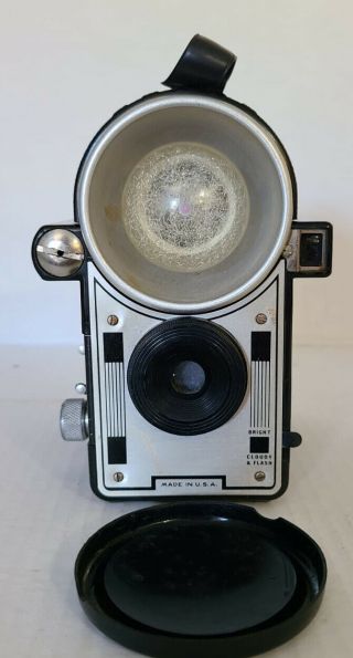 Vintage Spartus Press Flash - Flash 120 Film Box Camera 2