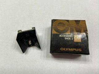 Olympus Om Shoe 2 Accessory W/ Box - Japan