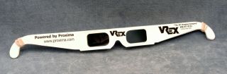 10x 3d Glasses,  Polaroid Linear Cardboard Type