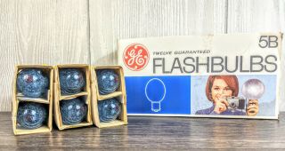 Vintage Ge 5b Flashbulbs - 12 Bulbs - Nos 3008