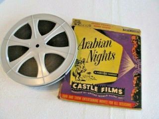 Arabian Nights 16 Mm B & W With Sound Castle Films 1004 Plastic Film Reel