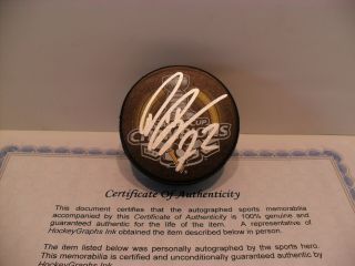 Patric Hornqvist Signed Pittsburgh Penguins 2016 Stanley Cup Champions Puck
