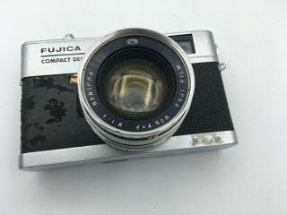 Fujica Compact Deluxe 35mm Rangefinder,  45mm f/1.  8 Fujinon lens - 3