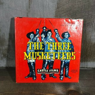 The Three Musketeers Vintage Castle Films 8mm Or 16 Mm Film