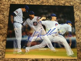 Kyle Hendricks Signed 8x10 Photo Chicago Cubs Autograph