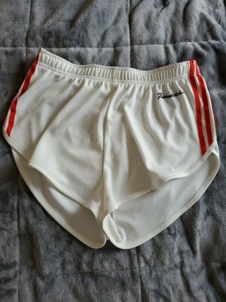 Adidas X Fiorucci Vintage Shorts Off - White / Red Womens Size M Ec5759