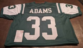 Jamal Adams Autographed York Jets Jersey Jsa