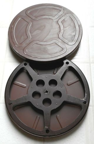 Vintage Metal 11” Takeup Reel For 16mm Movie Film – Goldberg Bros – W.  Metal Can