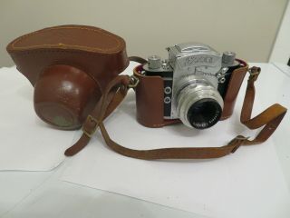 Vintage Exa Inagee Dresden Camera In Case