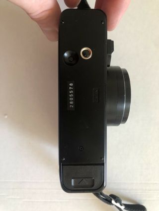 Vintage Black Minolta Hi Matic AF2 Point & Shoot Camera Leather Case 3