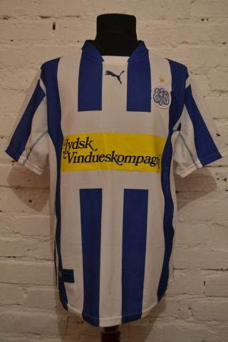 Vintage Esbjerg Home Football Shirt 2004/2005 Soccer Jersey Trikot Puma Mens Xl