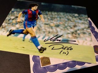 Hand Signed Diego Maradona 10x8 Photo - Authentic Autograph With Proof