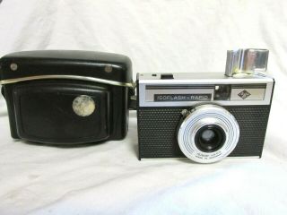 Vintage 1960s Agfa Isoflash - Rapid Camera With Case