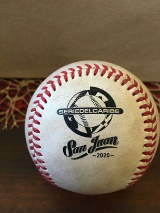 Joey Meneses Team Mexico Signed Official Serie Del Caribe Game Baseball