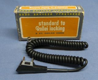 Rare Vintage Honeywell Shutter Cord 62rk - 3 For Rollei 3ft Coil Cord Nos
