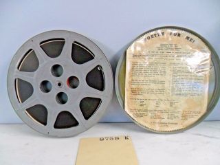 Vintage School 16mm Film Reel " Poetry For Me " In Color Sound Reel In Case