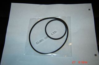 8,  Elmo St - 800 Projector Belts,  Proper Square St 800,  2 Belt Set / Belt Kit