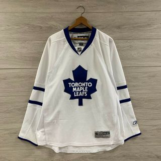 Vintage Toronto Maple Leafs Ccm Reebok Hockey Jersey White Size Large