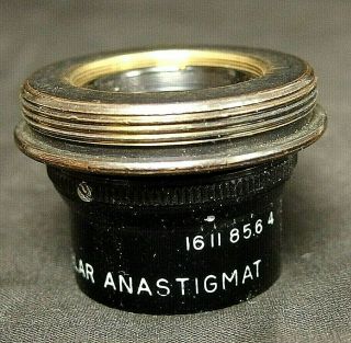 Vintage Made In Germany Anastigmat 1 : 3.  5 / 50 Camera Lens