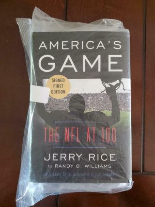 Jerry Rice Autographed America 