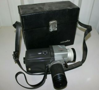Minolta Autopak - 8 K7 8mm Movie Film Camera W/ Case