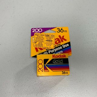 Kodak Gold 200 Speed 35mm Vintage Expired Film 36 Exp Expired: 09/1998