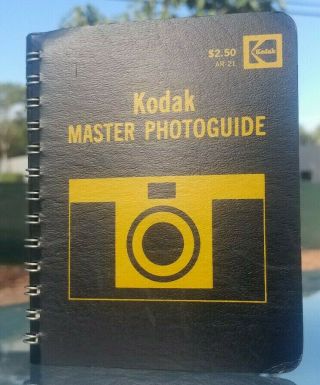 Vintage Eastman Kodak Master Photoguide Photography Pocket Spiralbound Book