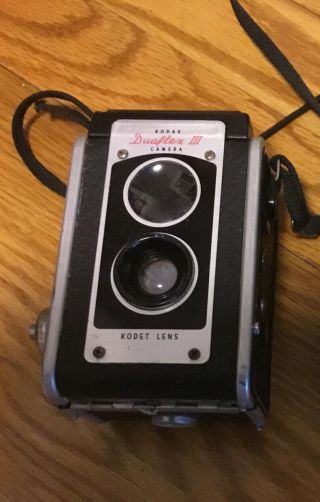 Kodak Duaflex Iii Camera With Strap Kodet Lens