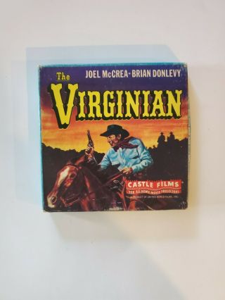 Vintage 1960s Western 8mm Film The Virginian W Joel Mccrea