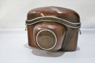 Vintage Hard Leather Zeiss Ikon Camera Case 23.  0007 Made In Germany