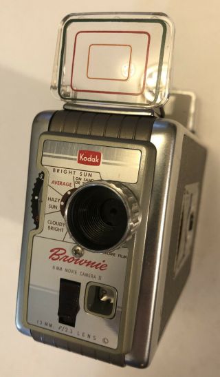 Vintage Kodak Brownie 8mm Movie Camera Ii 13 Mm F/2.  3 Lens