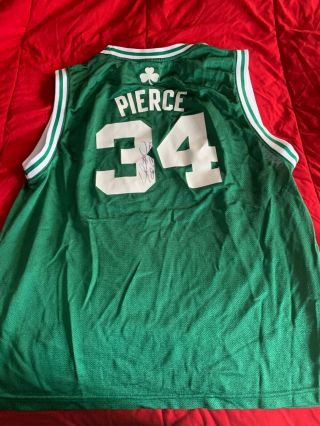 Boston Celtics Paul Pierce Jersey 34 Signed Buy Leon Powe 2008 Champs