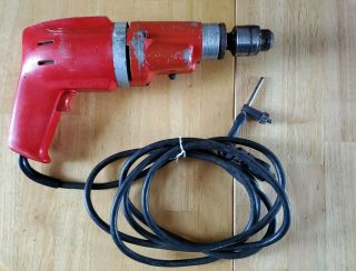 Vintage Red Head Hammer Drill 606 w/ Metal Case - Phillips Michigan City Indiana 2